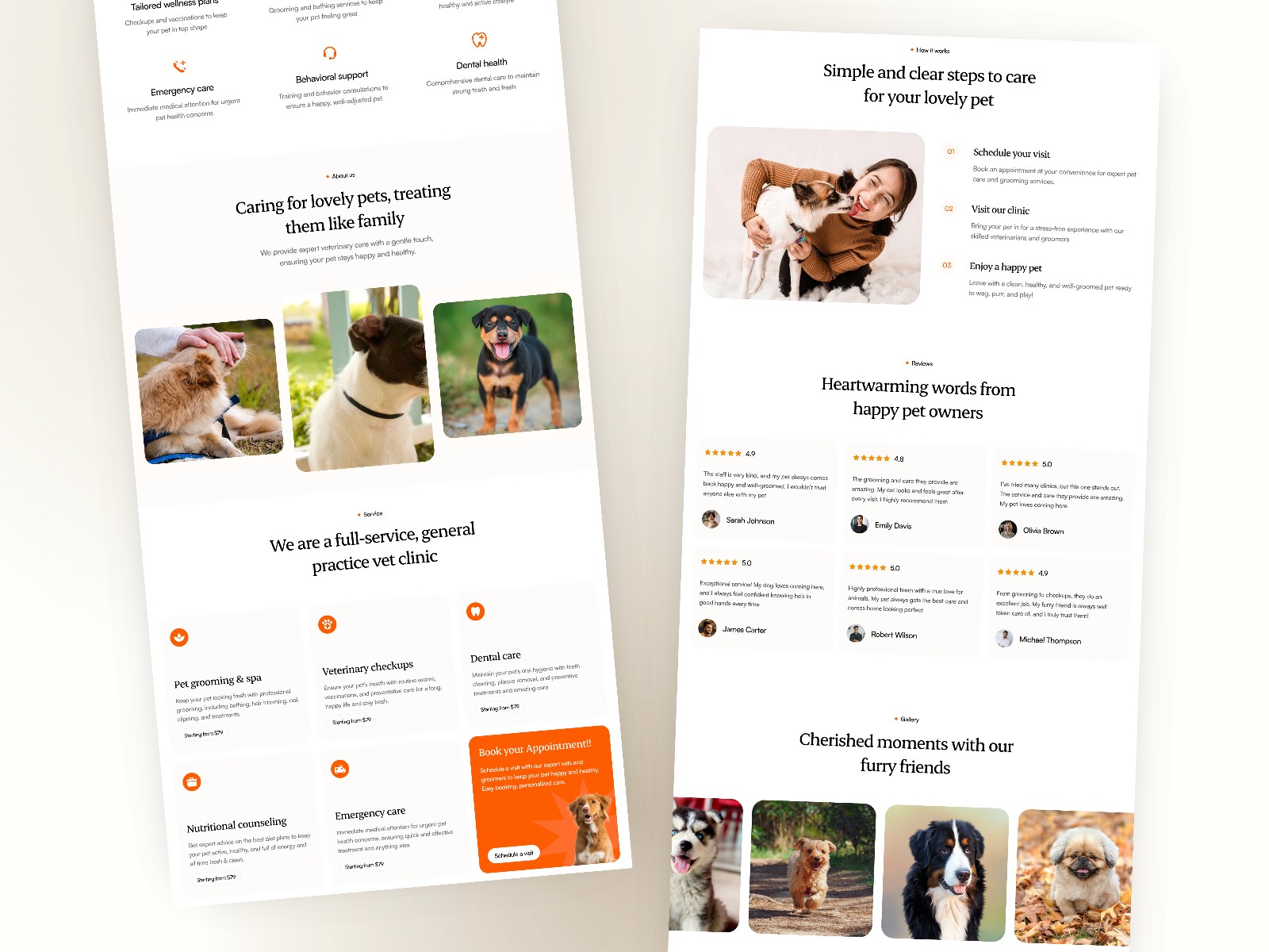 Pawfect — 医疗健康网站设计灵感