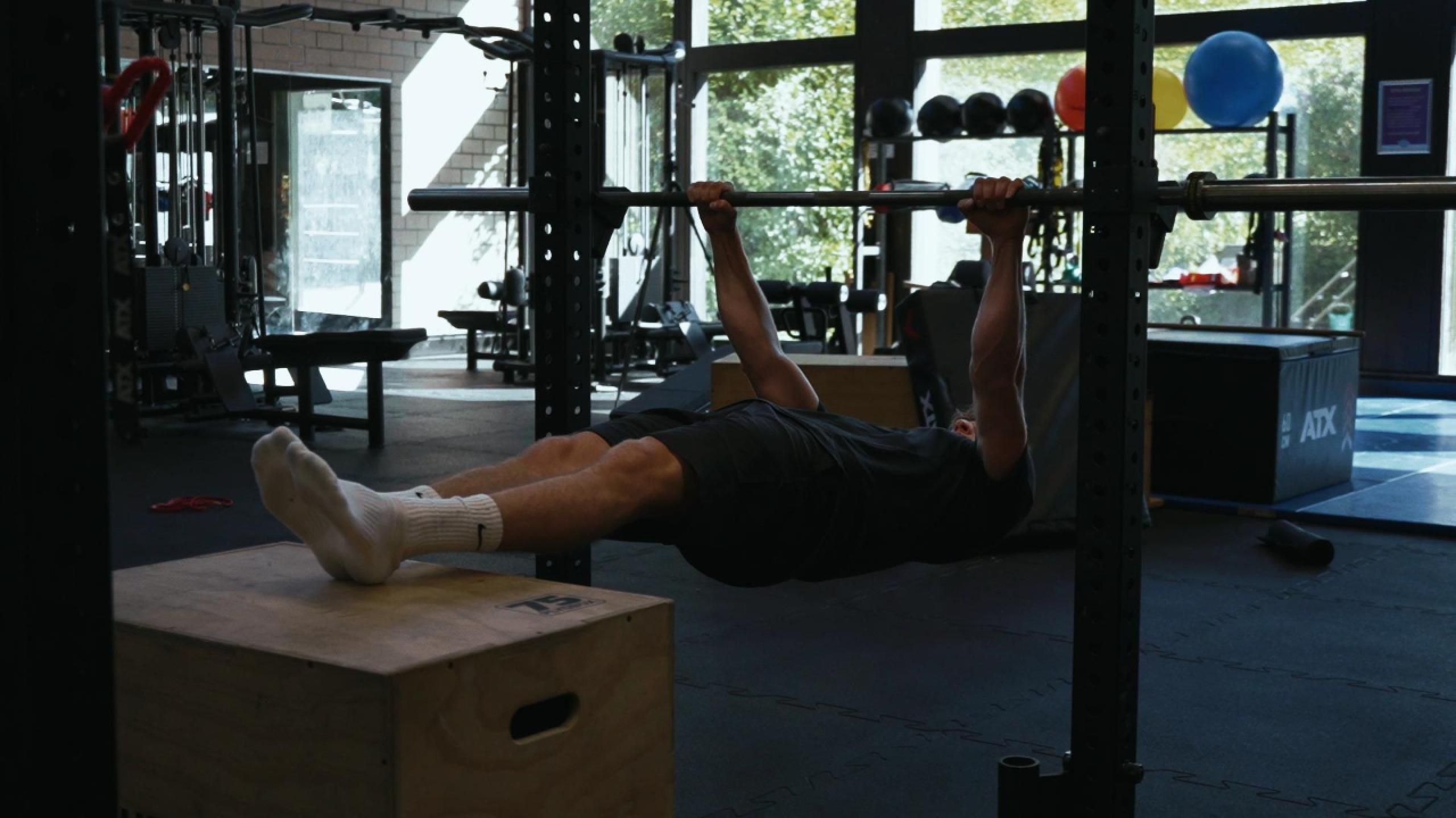 Elevated Australian Pull Ups
