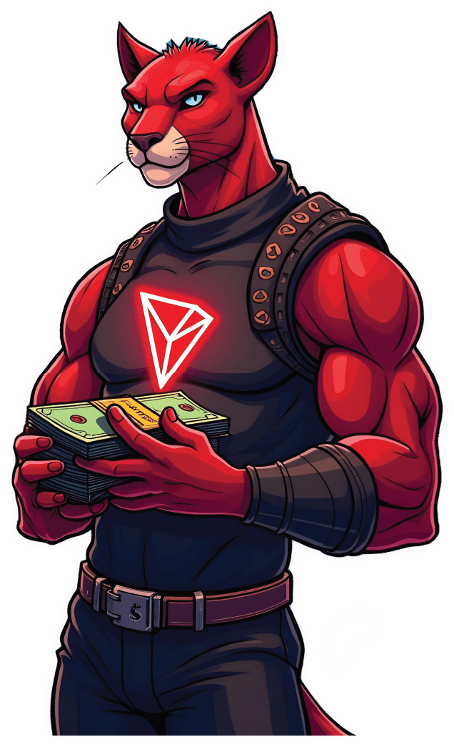 illustration of a safe shaped character counting dollar bills