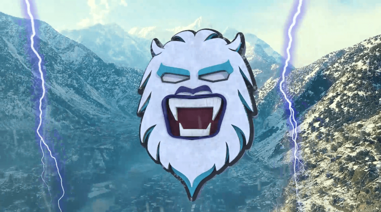 Ending roar shot of the Yeti Logo