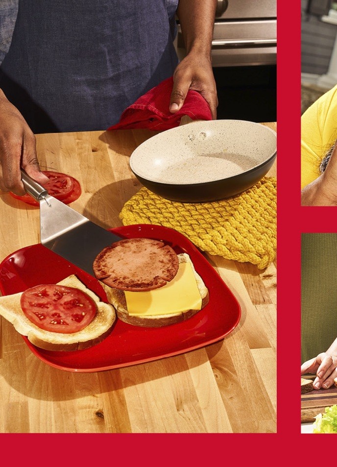 Oscar Mayer burger preparation scene