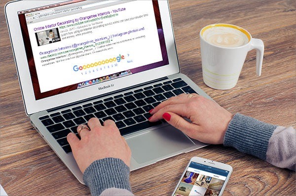 searching for interior designer online