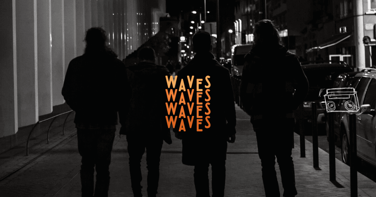 Waves Music Magazine Banner Image Logo - By Samuel Tomé, Designer & Game Developer