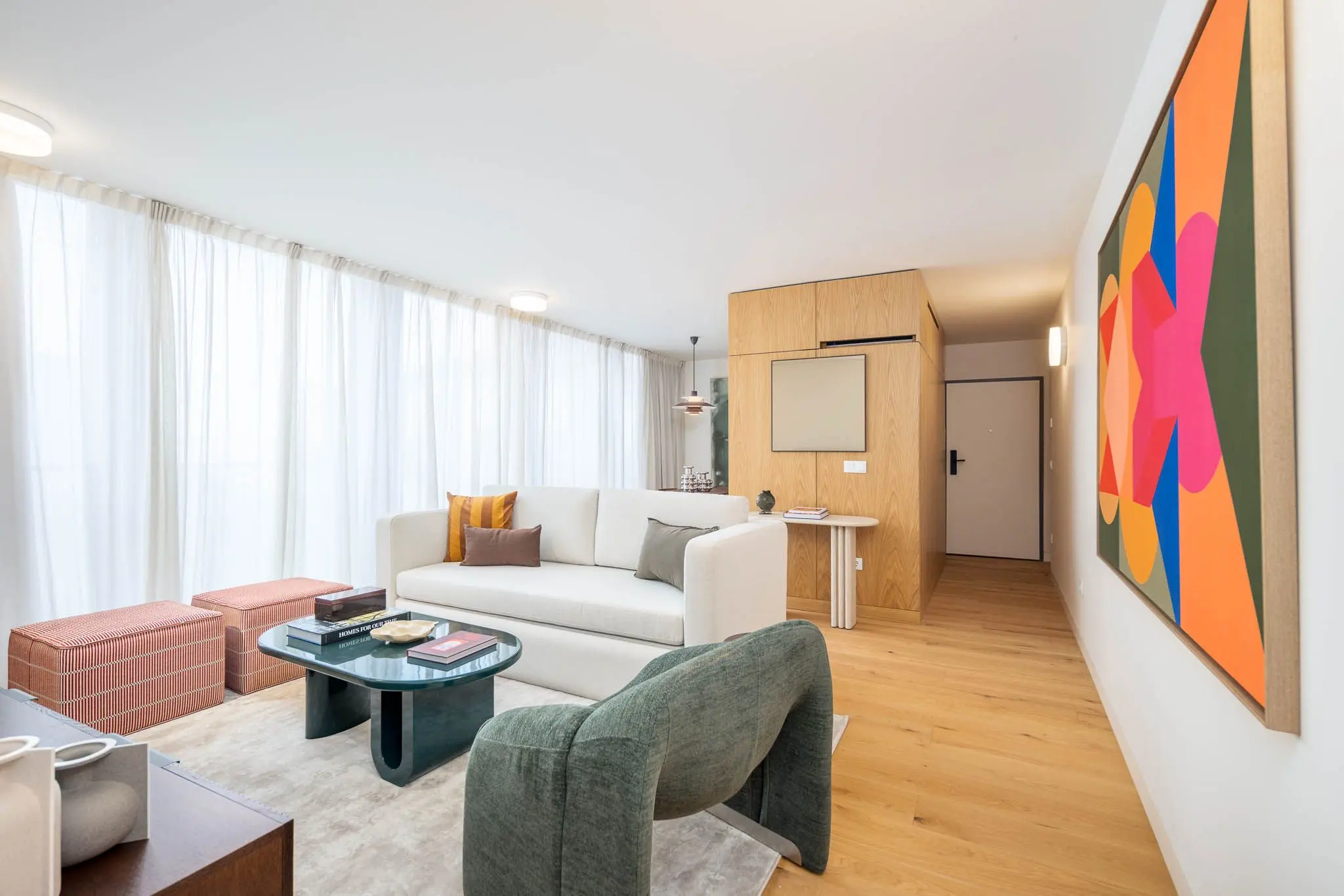 A photograph of Formosa Apartments interior in Porto, Portugal. A project by Âncora Investments.