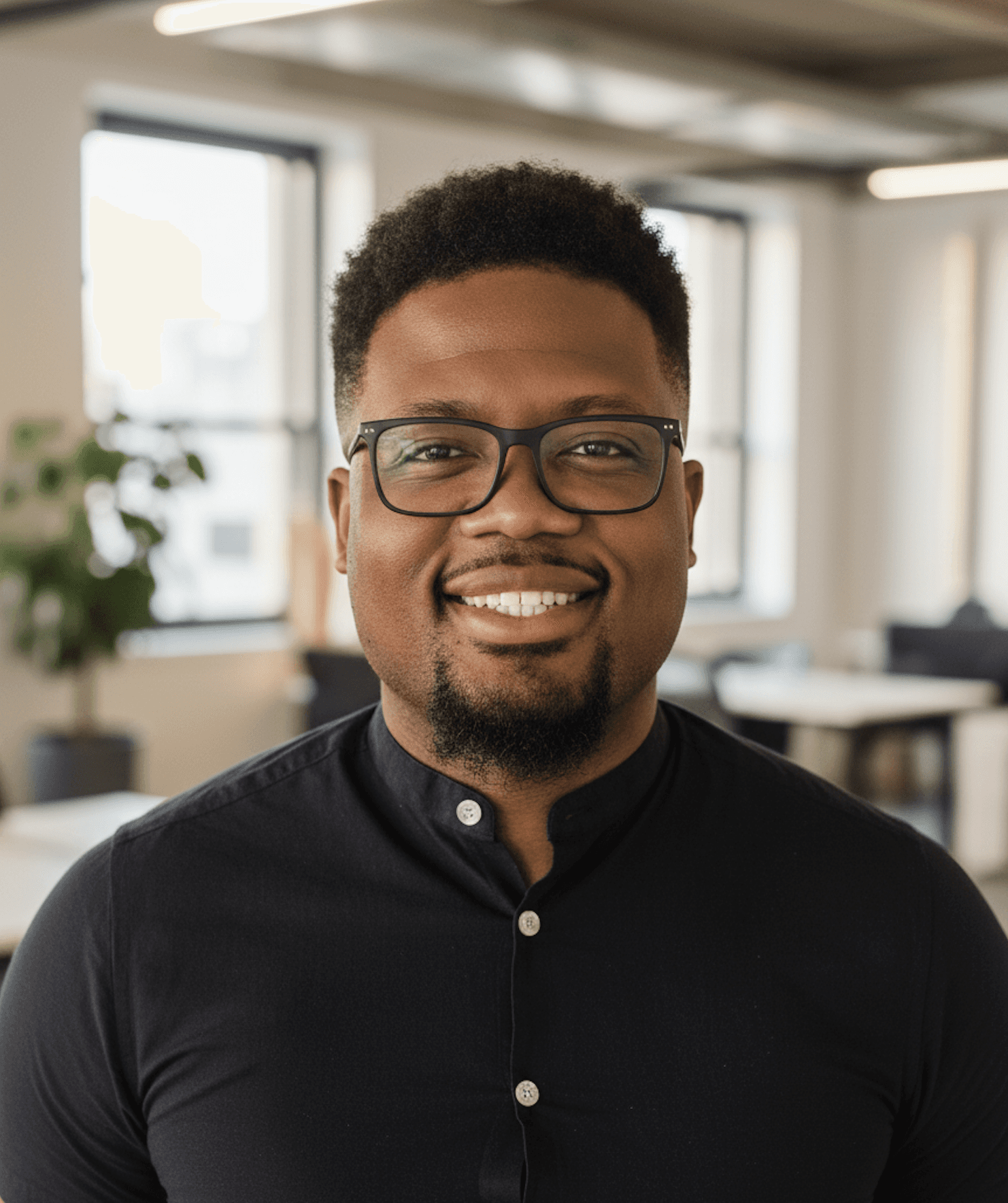 Close-up portrait of a person