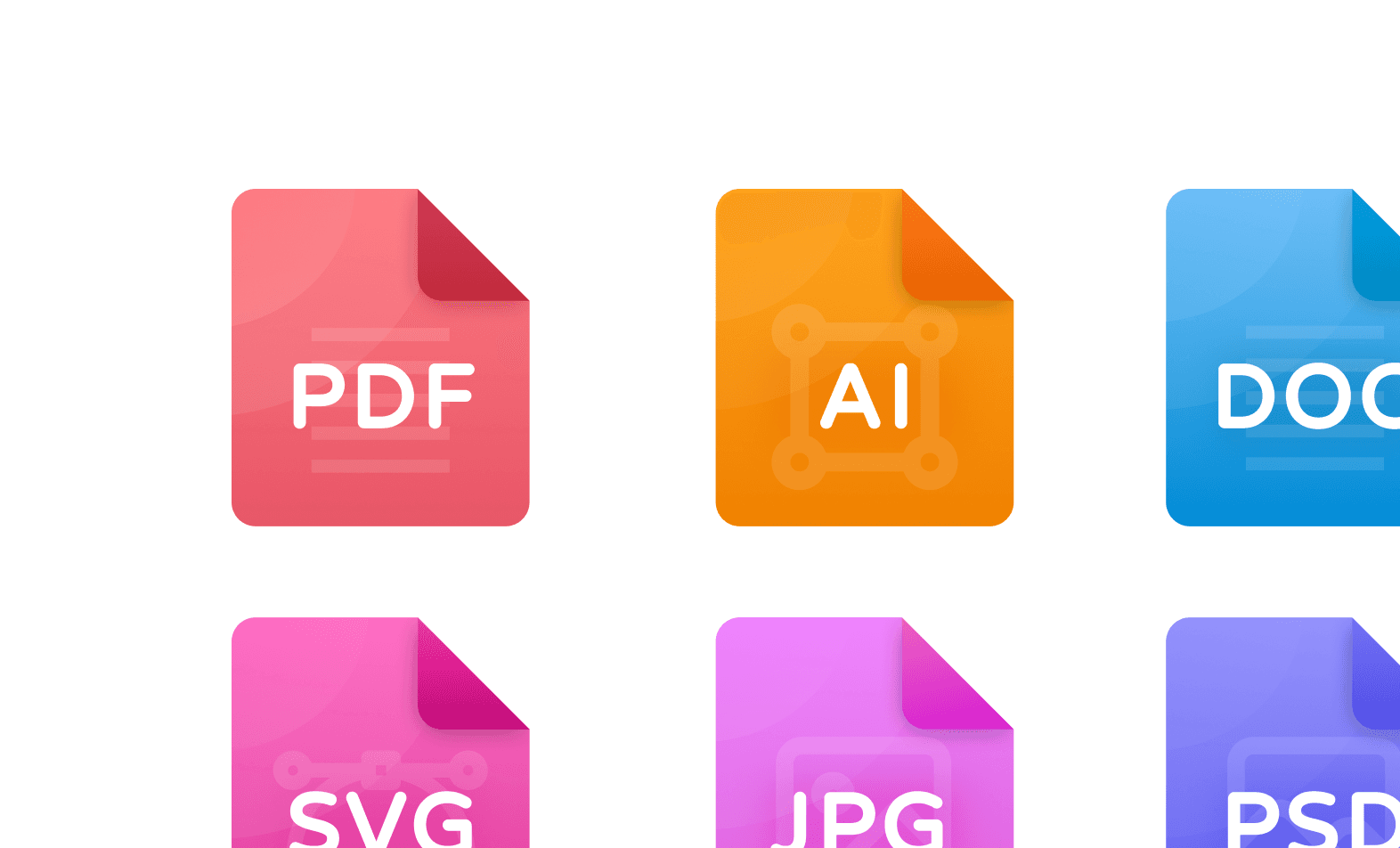 Source files, AI, PDF,SVG,DOC