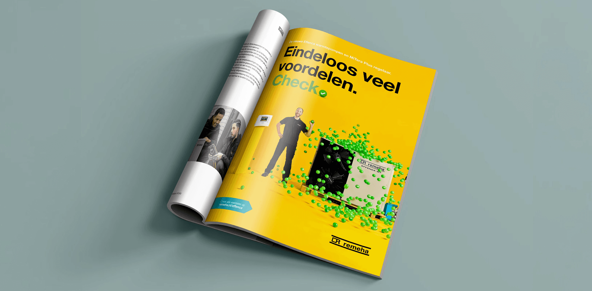 Grafisch ontwerp Remeha Effenca campagnebeeld