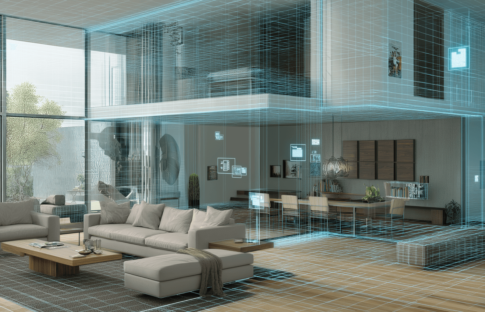 "Installation de domotique et pilotage intelligent de l'éclairage dans une maison moderne à Gaillac par Modelec