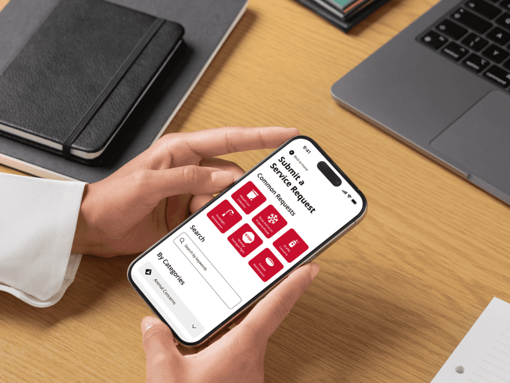 a cell phone on a table