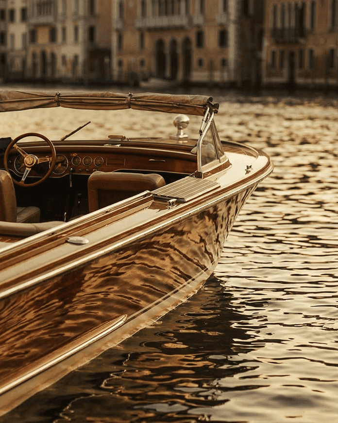 Venice Grand Canal sunset historic buildings skyline Italy
