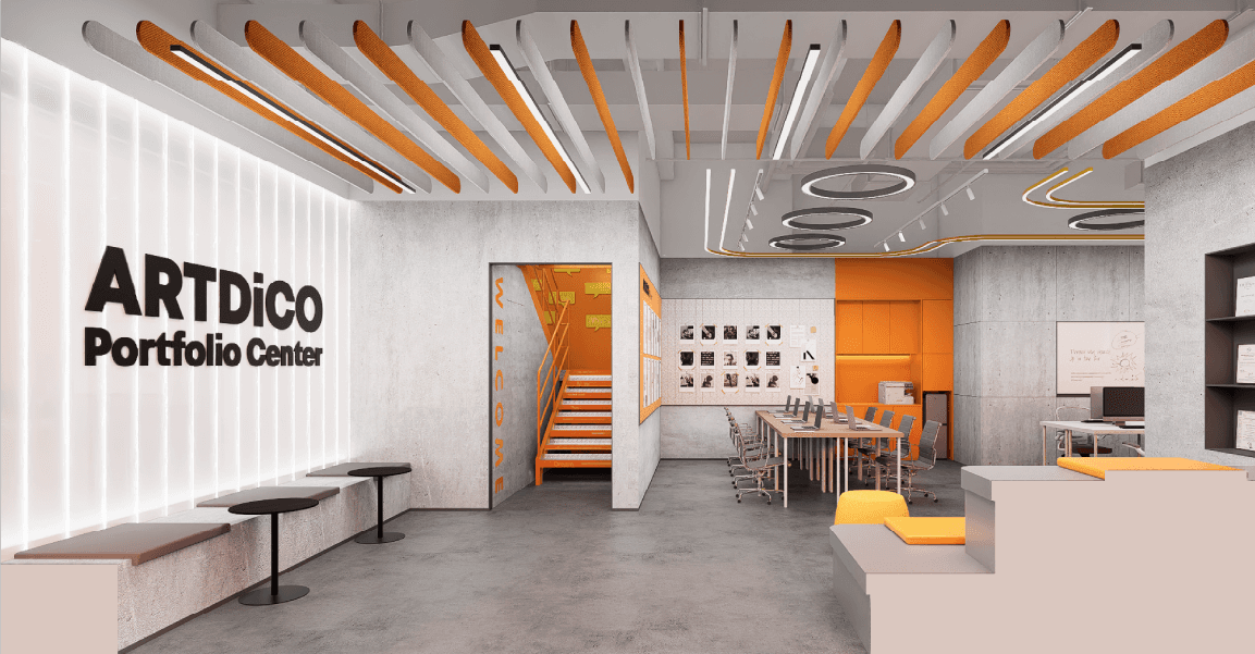 2 people working in a library