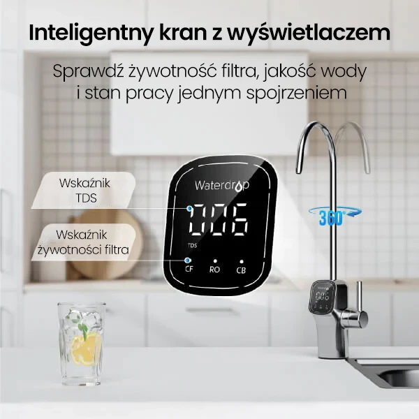 Filtr odwróconej osmozy Waterdrop G3P600