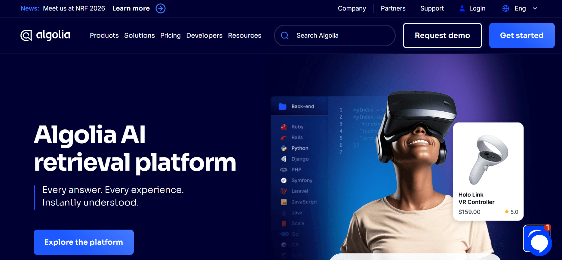 algolia - Coveo Alternatives