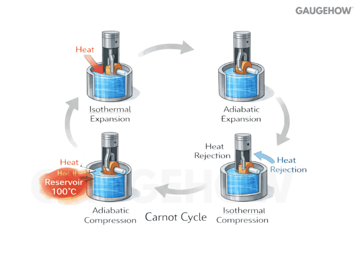 Carnot cycle diagram