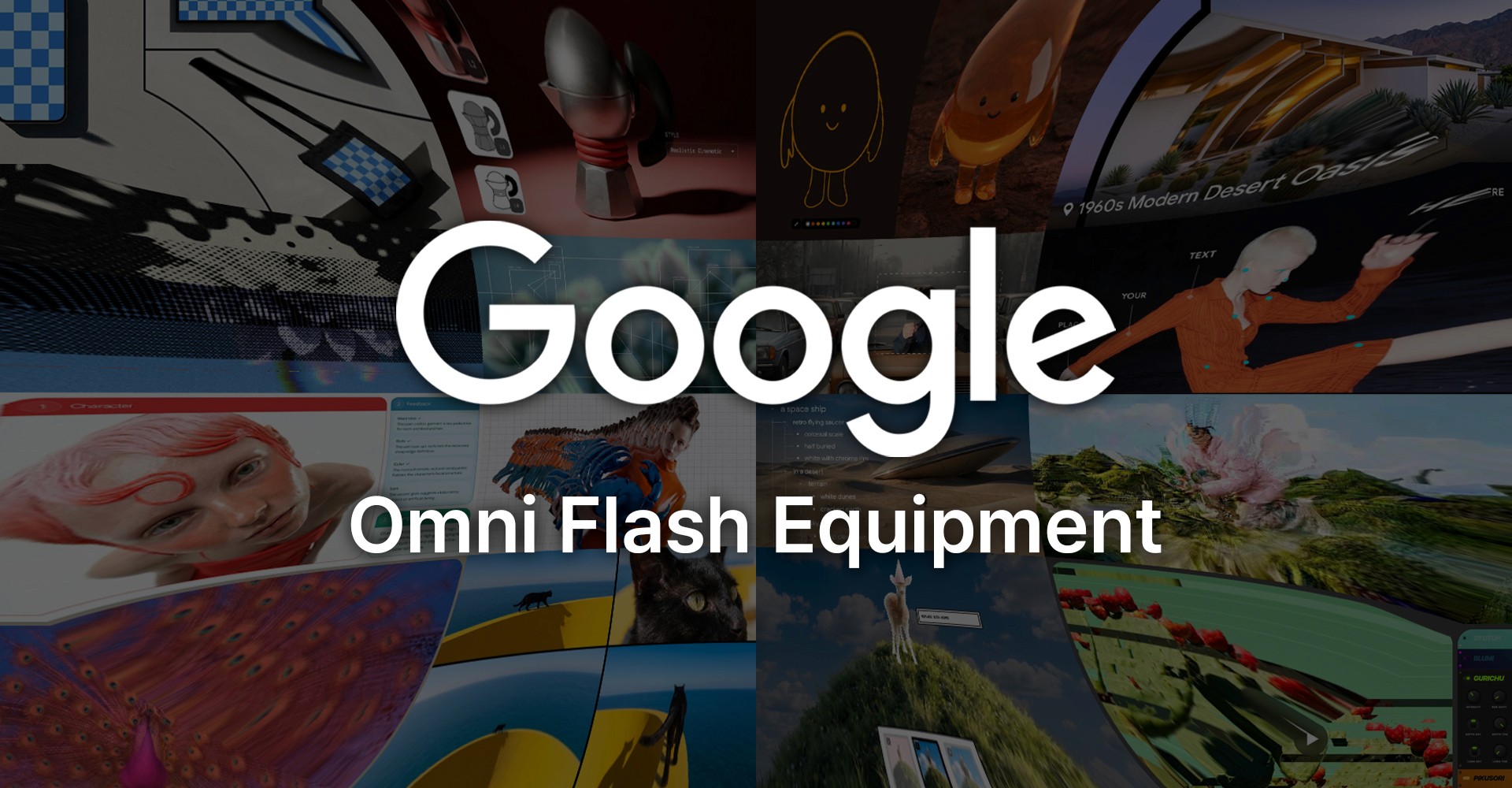 Image caption: Google Flow has evolved into a broader AI visual studio where creators can connect image creation, character development, 360-degree environments, video generation, and visual effects in one workflow.