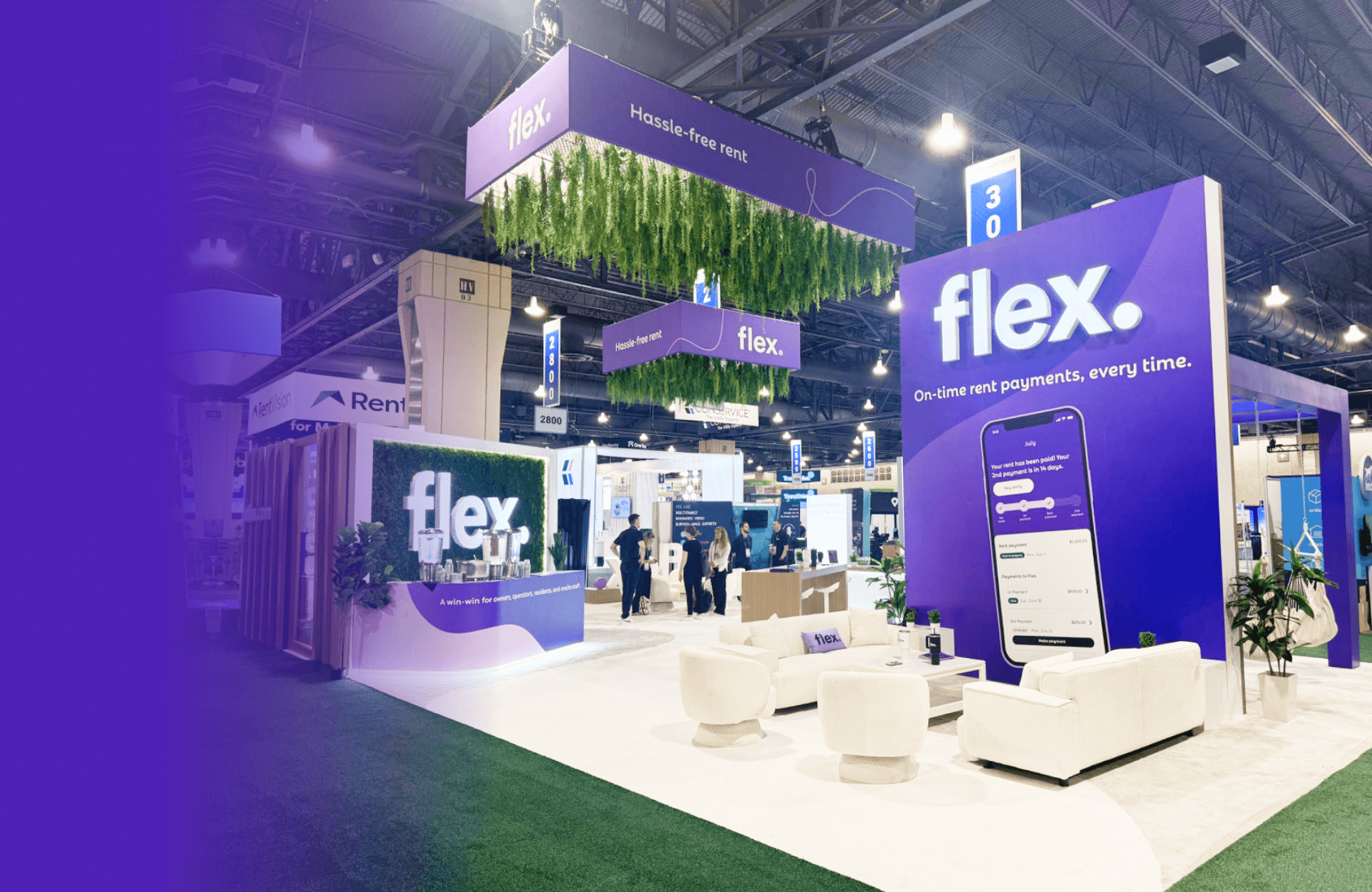 30x40 custom trade show booth designed and built for efficient layout planning, integrated branding, and seamless installation on the show floor.