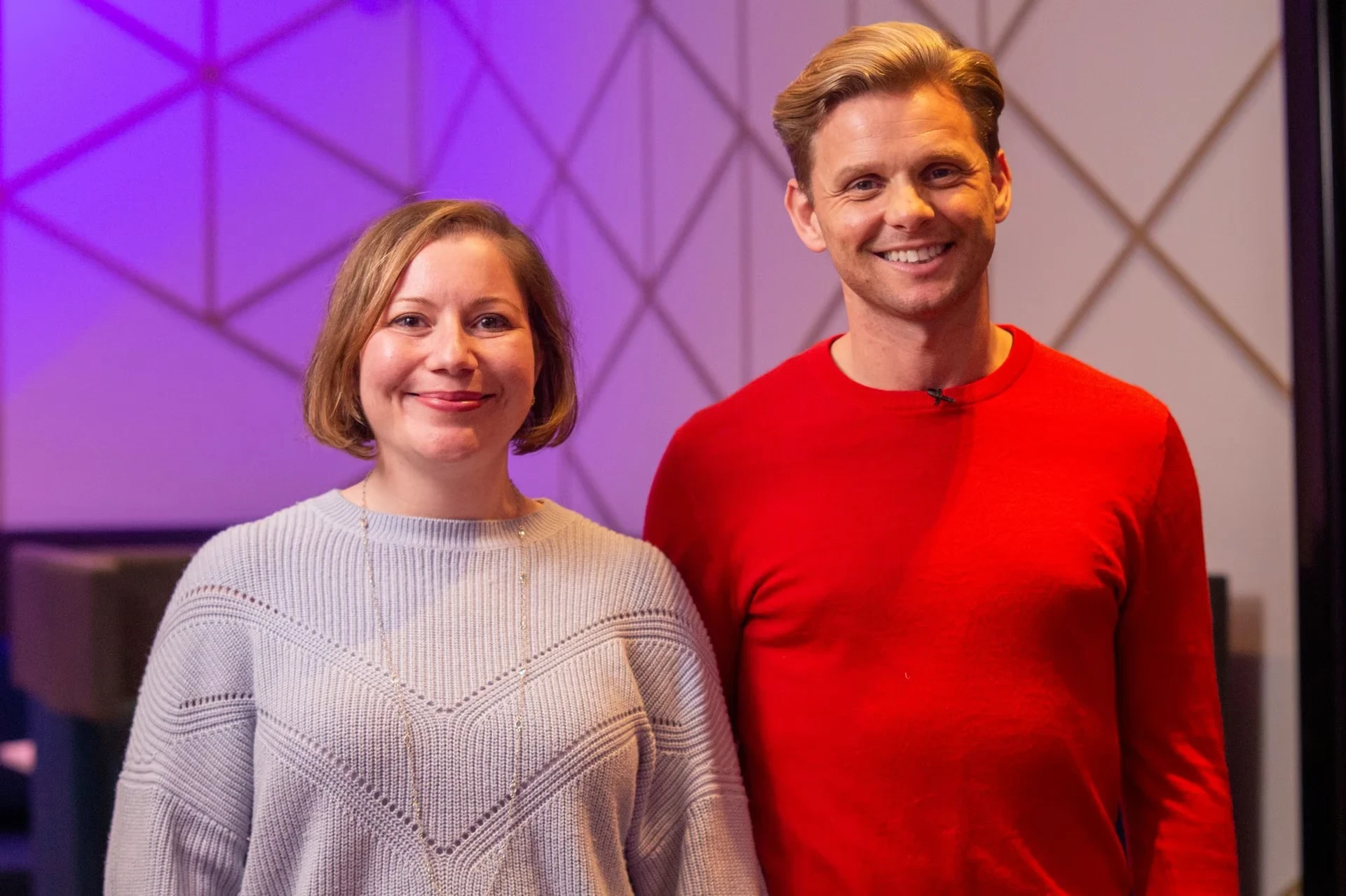 Charlotte Newman and Jeff Brazier