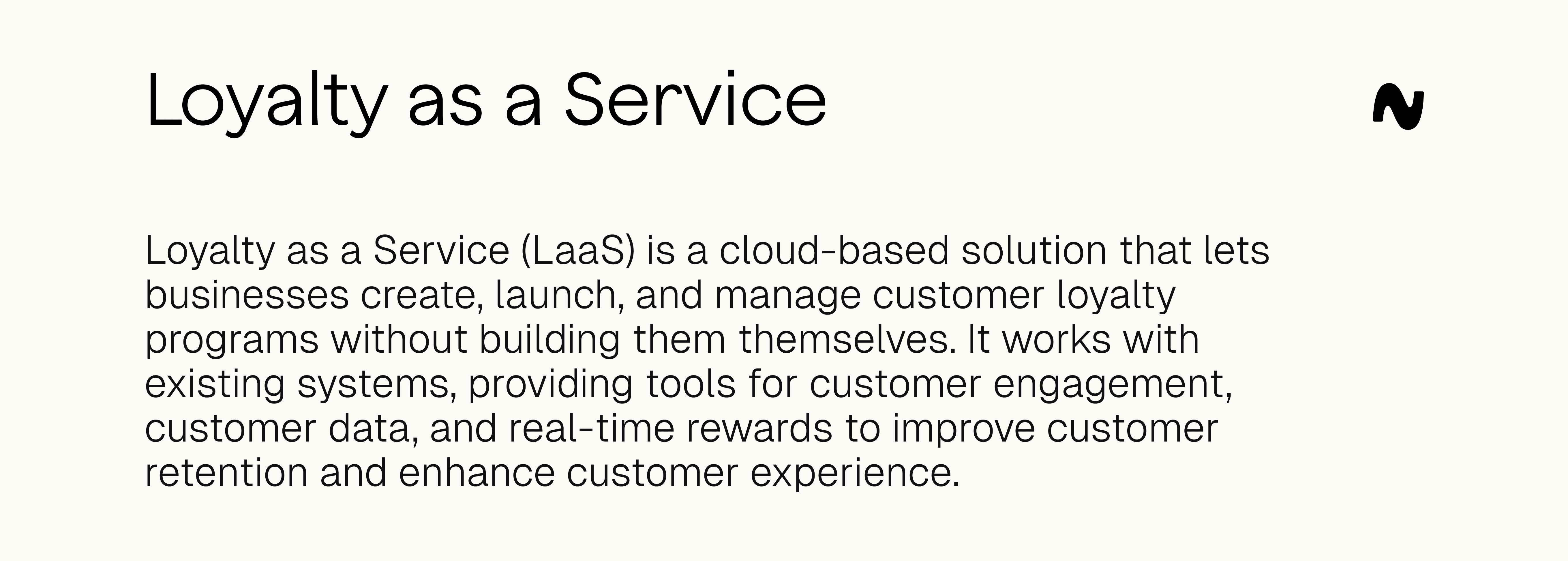 Loyalty as a service definition 