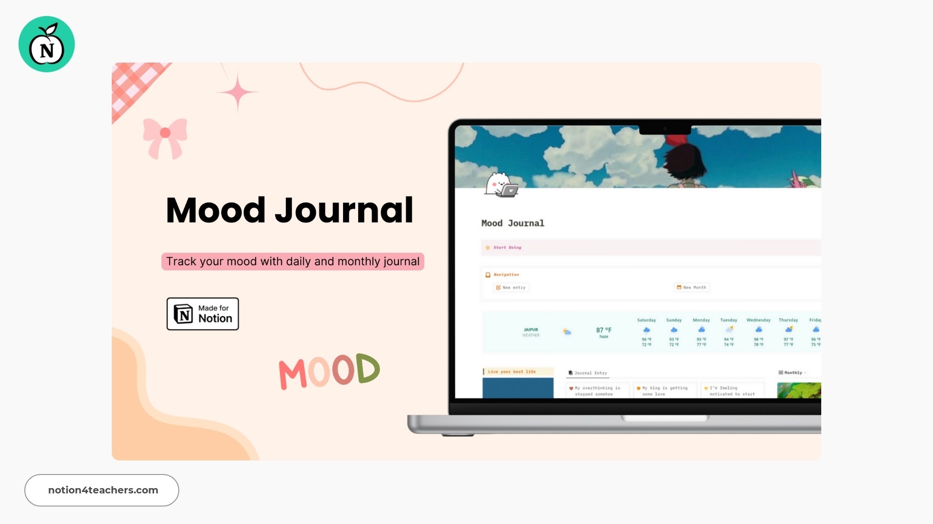 Mood Journal by Poonam