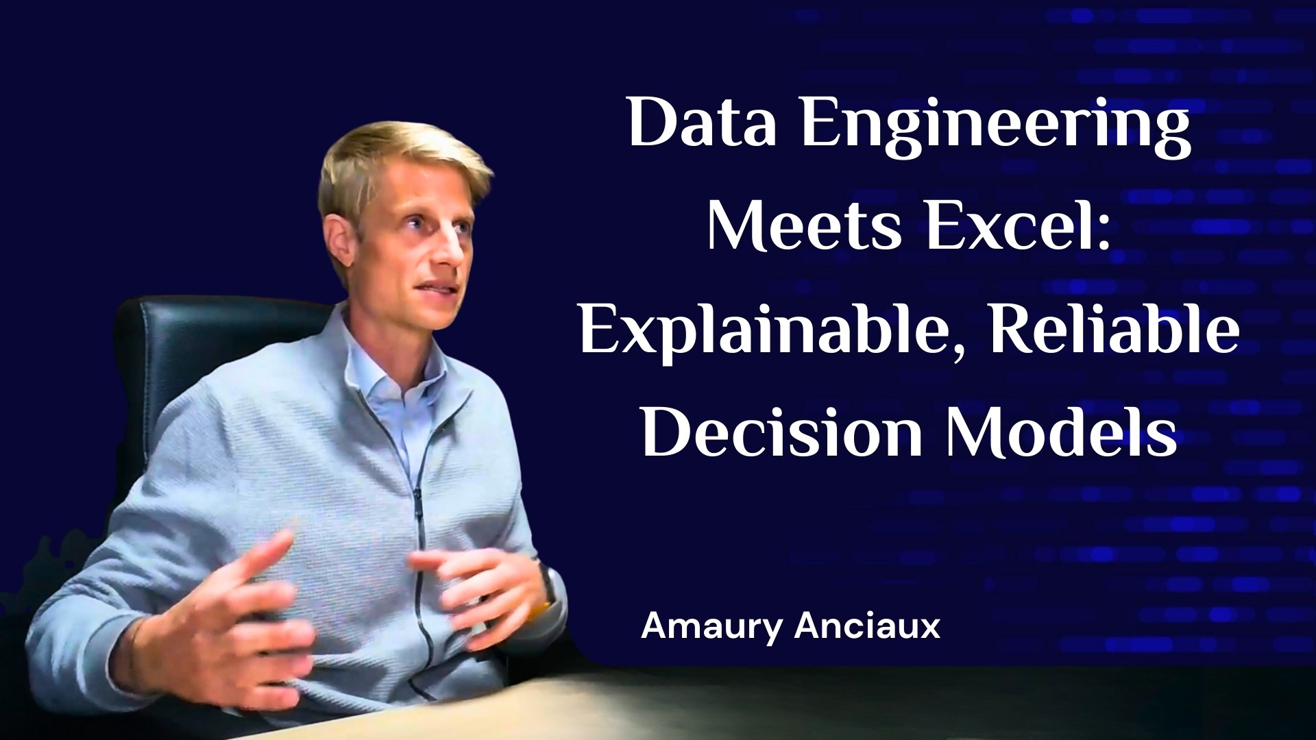 Thumbnails - Data engineering meets Excel: building explainable and reliable decision models with River Solutions 