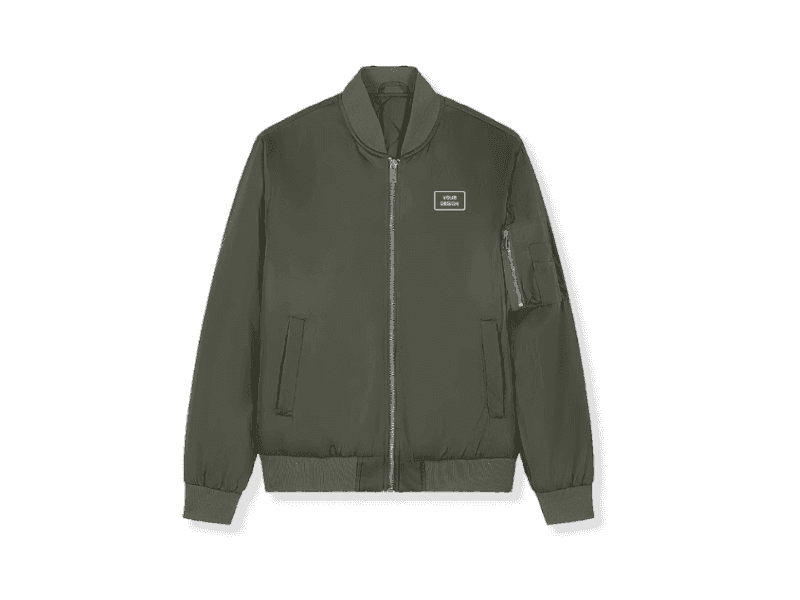 Sleek premium bomber jacket perfect for employee uniforms