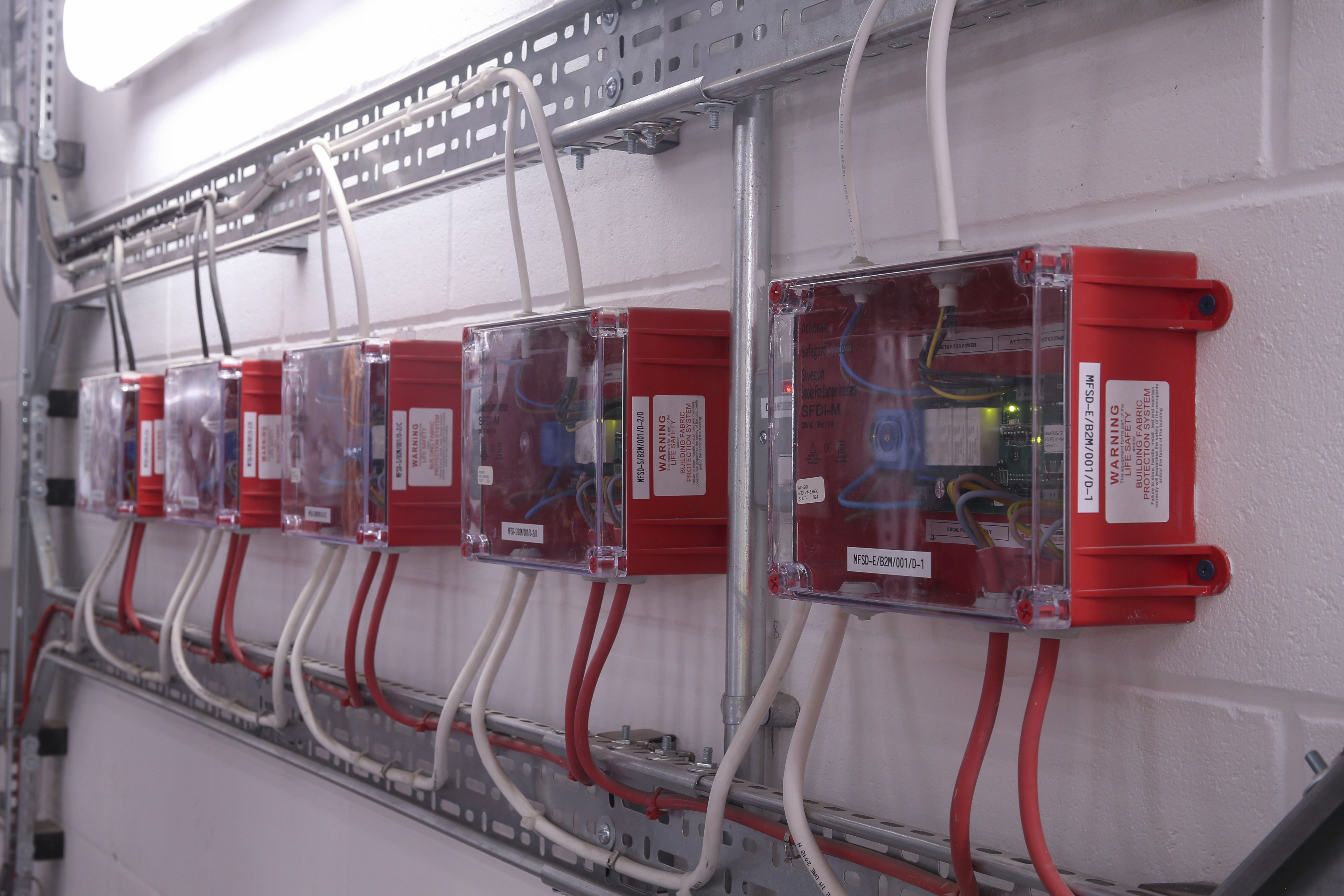 A commercial electrical installation completed by DPH