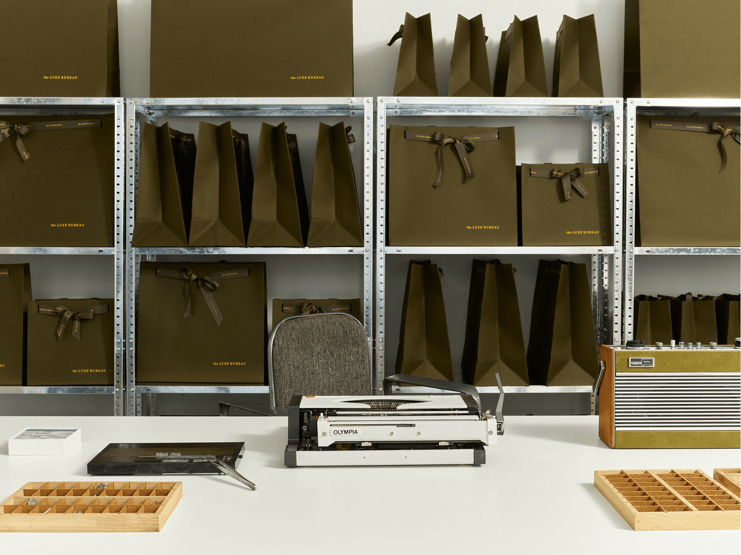 black and white letter for personalisation