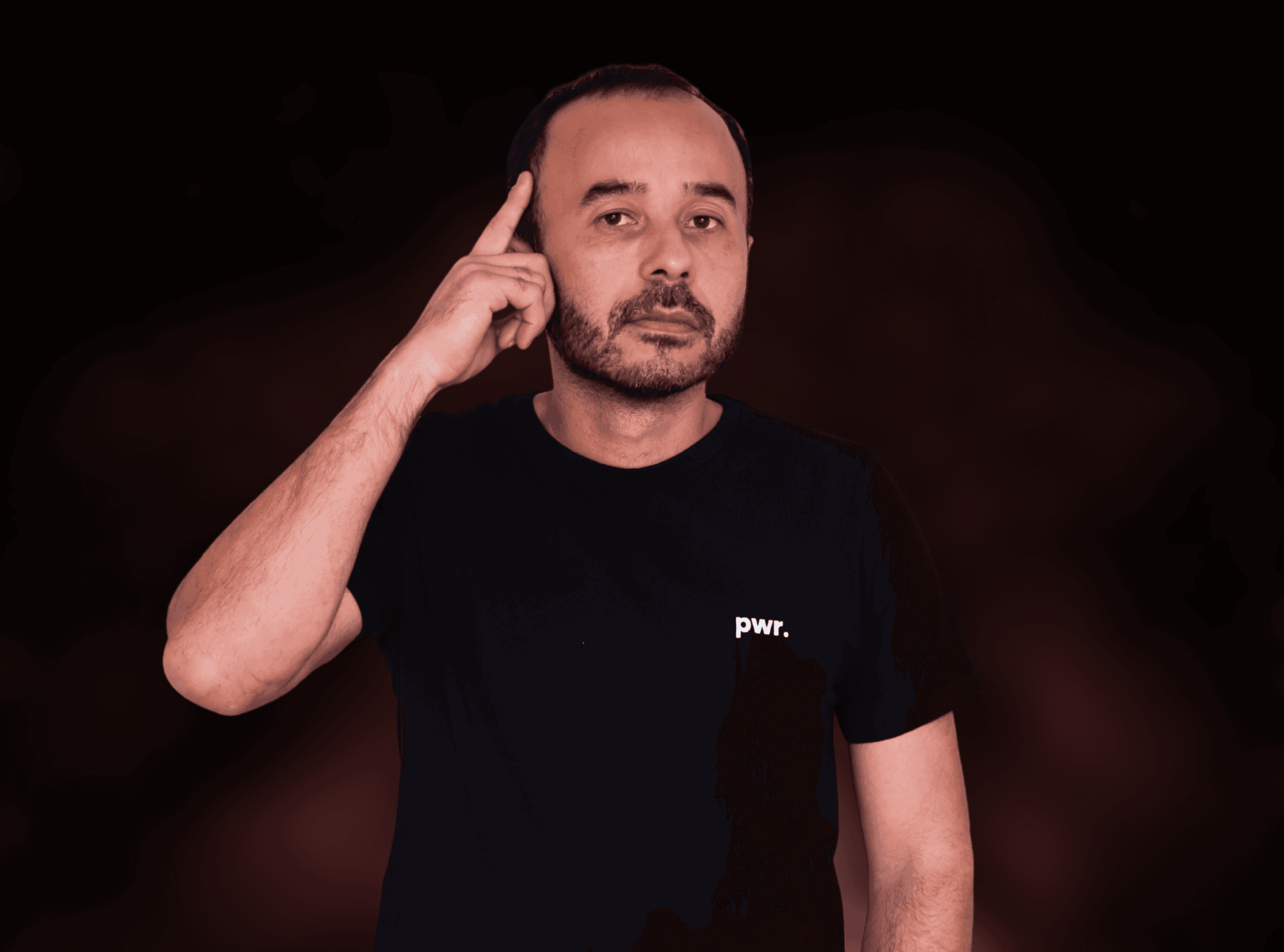 Man working on laptop