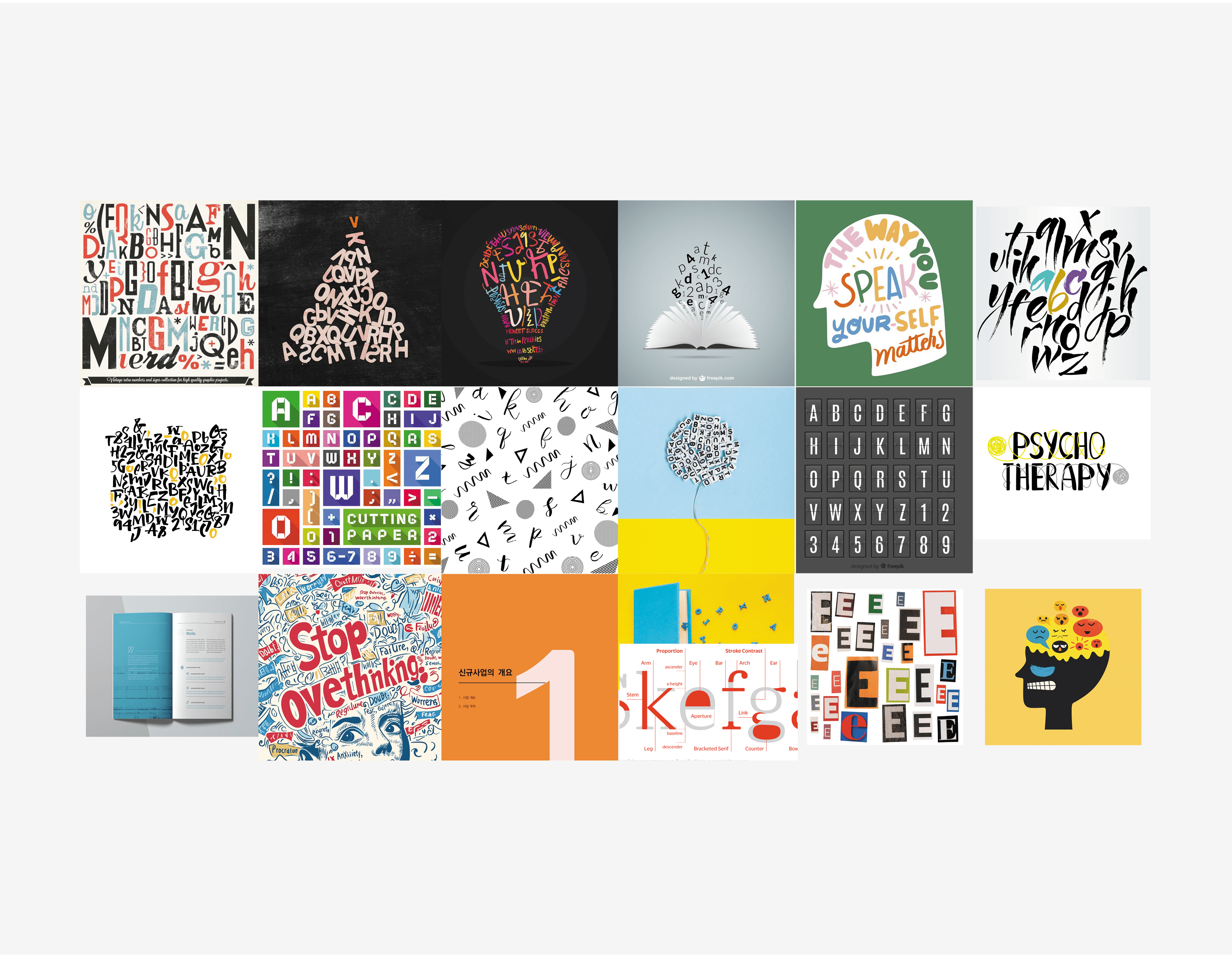 Type& Tone_Mood board