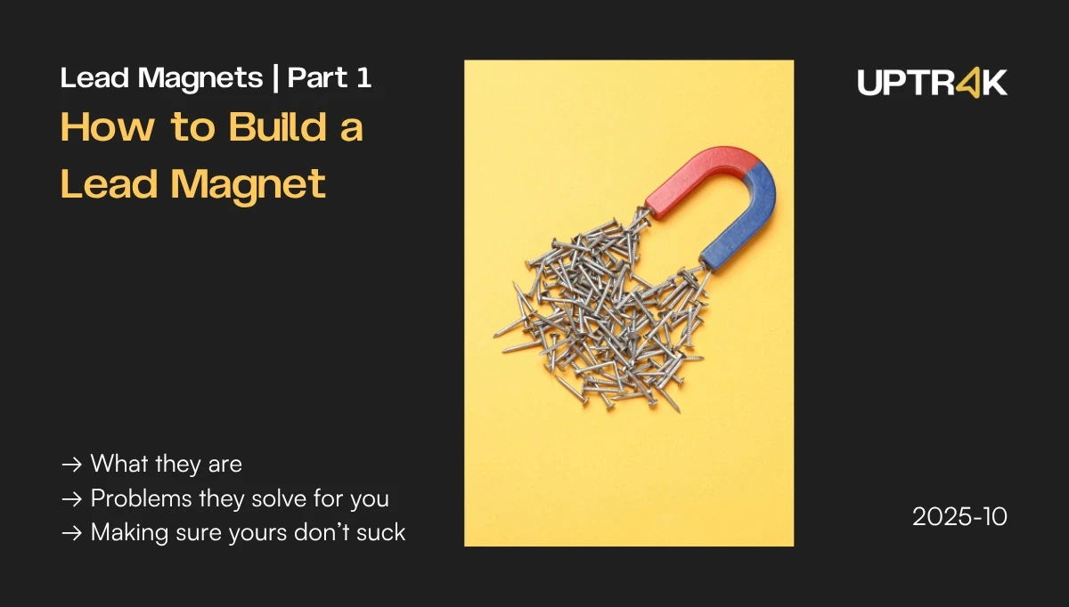 Visual metaphor showing a magnet and nails, representing lead generation and the core work of a Sydney conversion specialist.