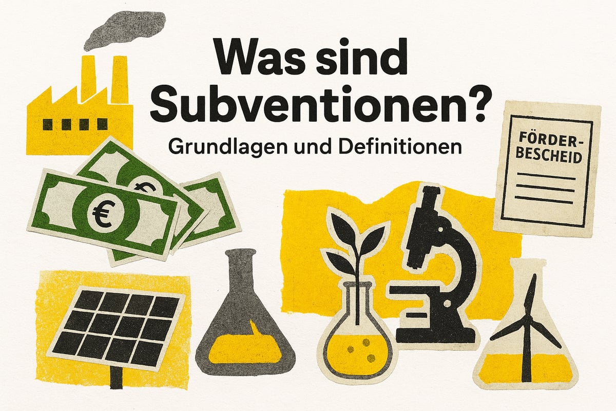 Was sind Subventionen? Grundlagen und Definitionen