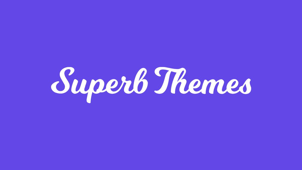 Superb Themes banner