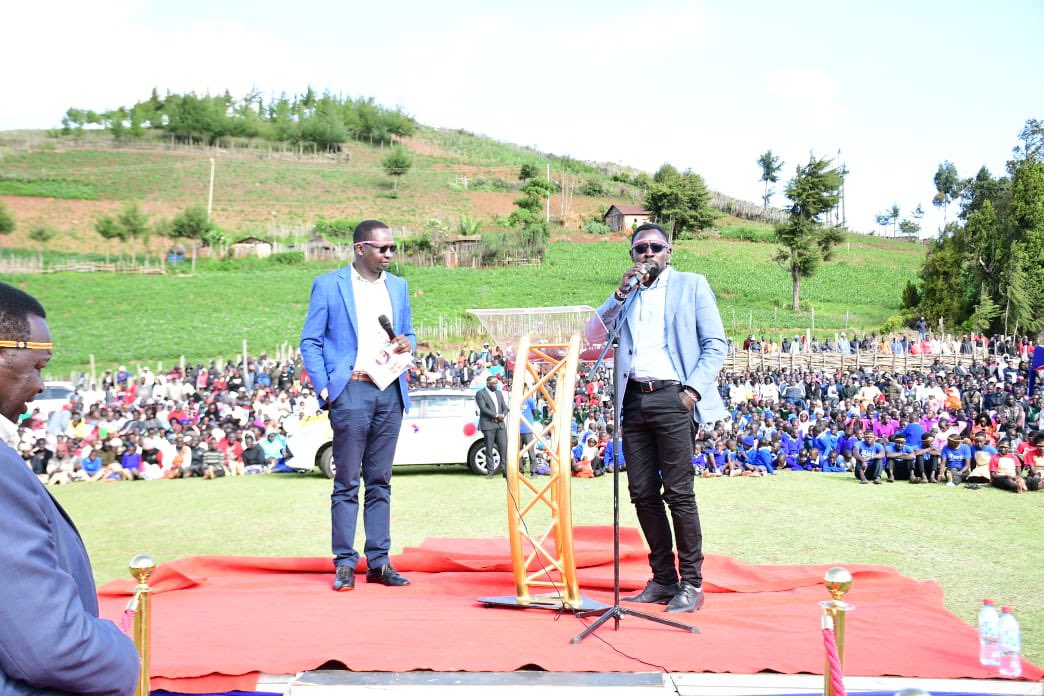 Speaking at a school gathering