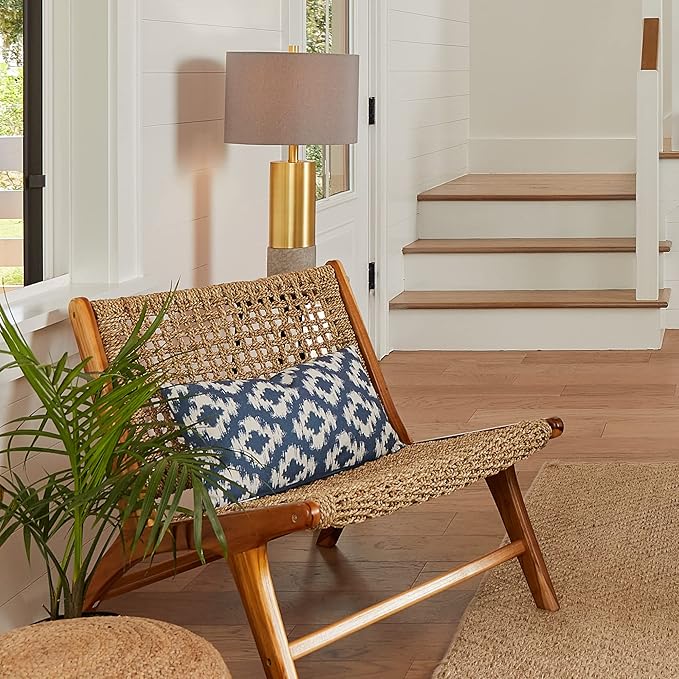 Elegant seagrass accent chair with modern appeal and high-quality craftsmanship.