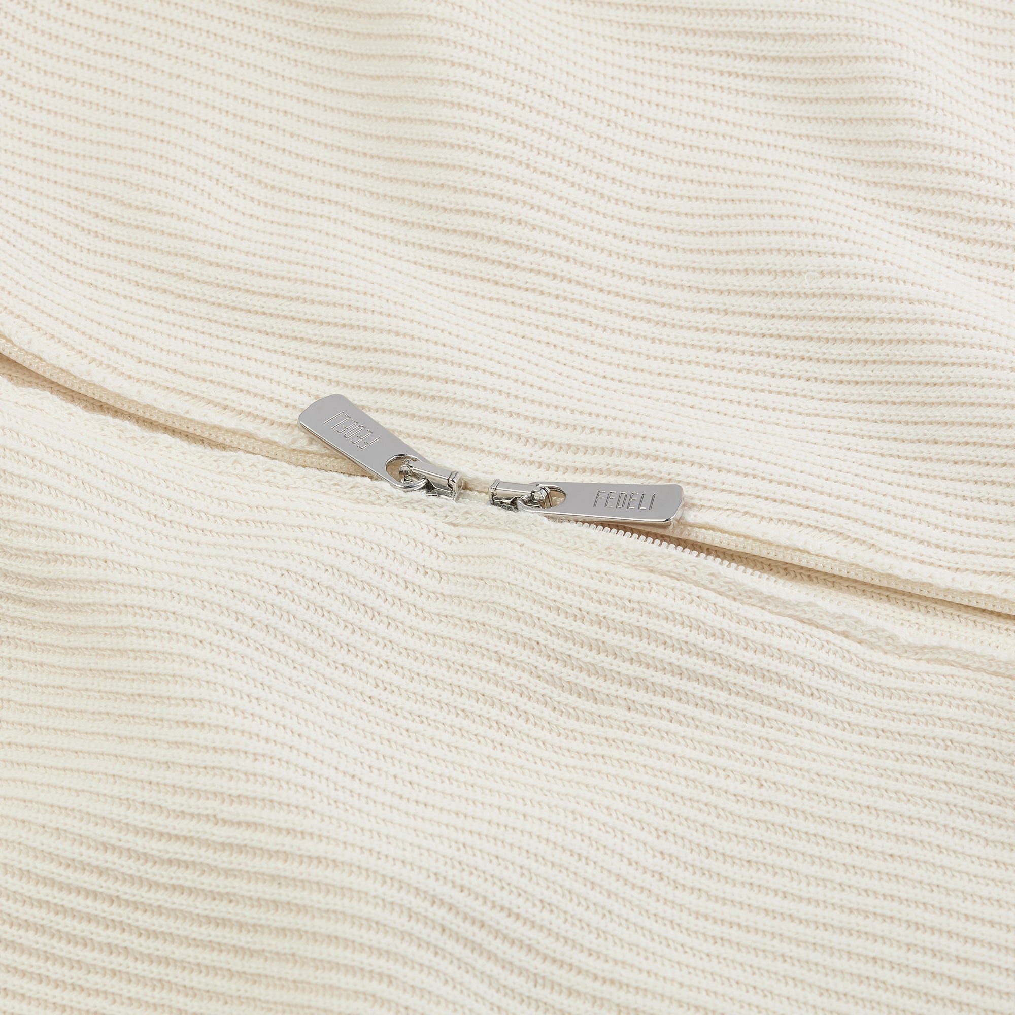 Paul Open Giza Dusty Full Zip Cardigan - Mandelli UK