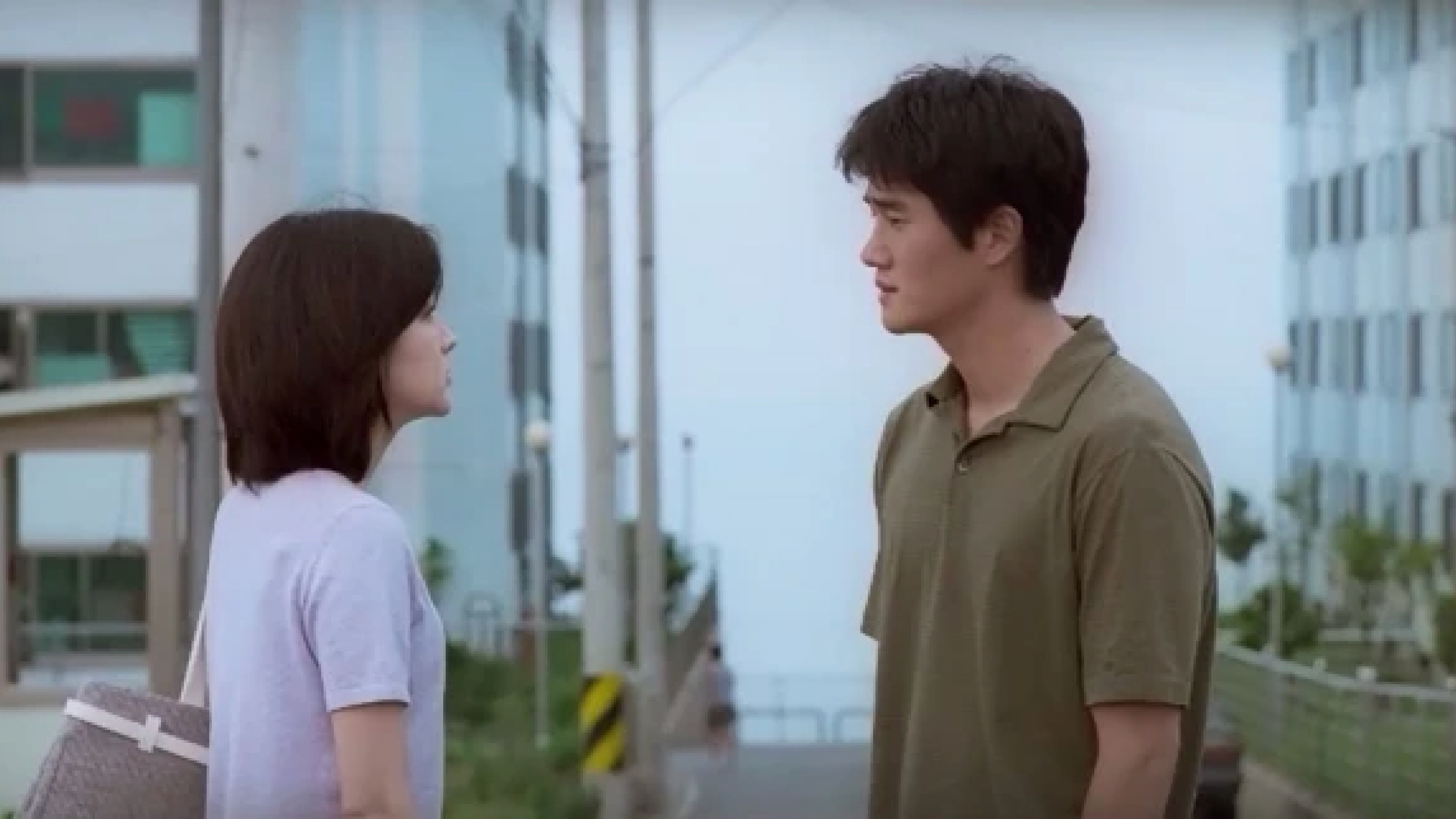 세종대 영화과 스토리구성 기출문제 모음, 영화 속 배우 두 사람의 대화 장면