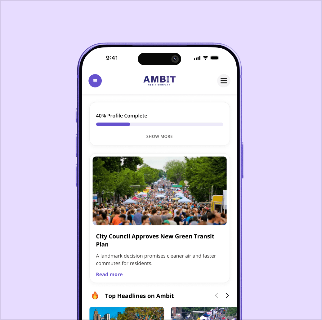 Ambit case study screenshot