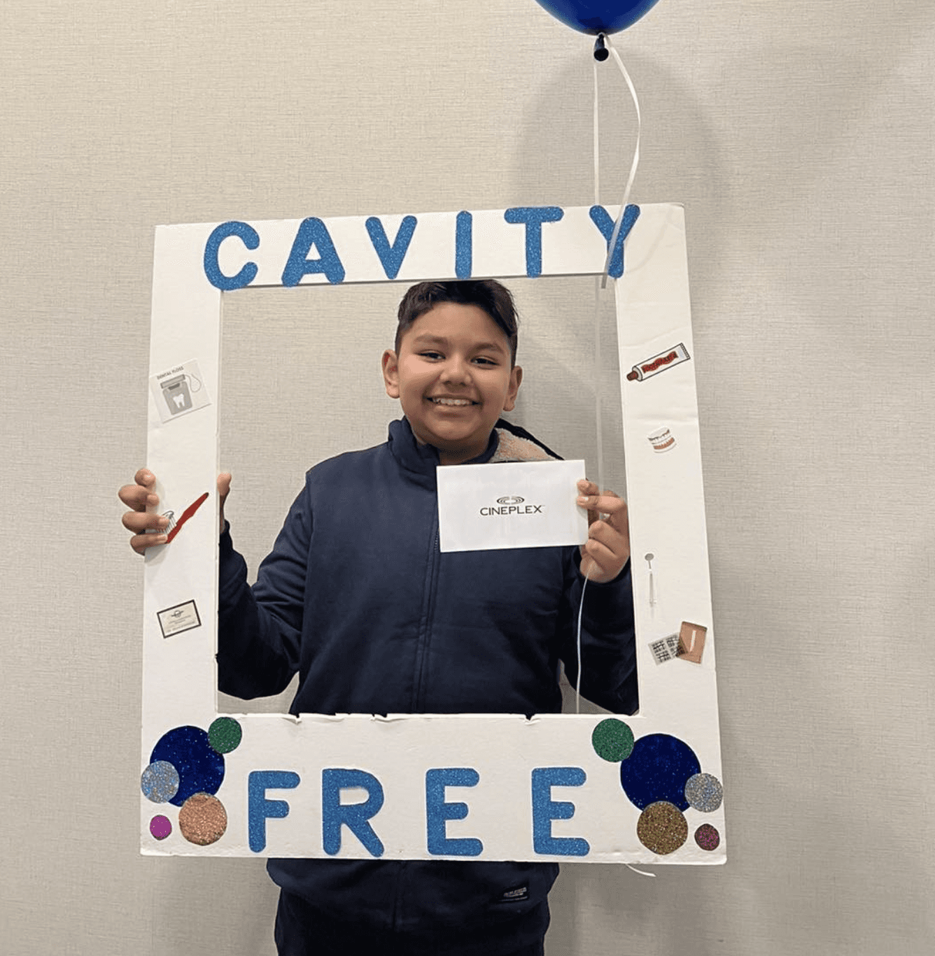 Cavity-free winner at ScarboroSmiles in Scarborough, ON | Best Dentist for Children in Scarborough, ON.