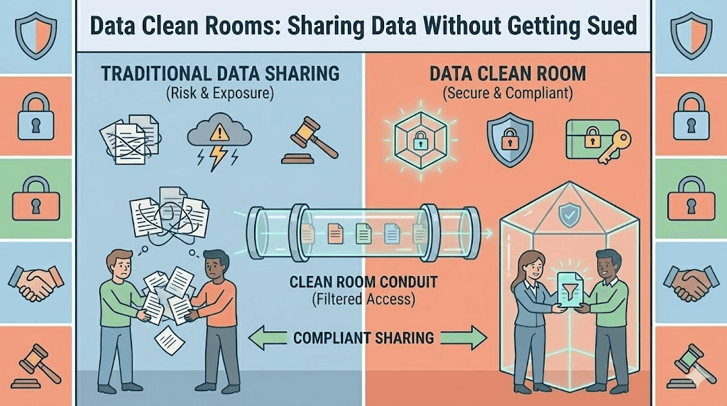 Data Clean Rooms: Sharing Data Without Getting Sued