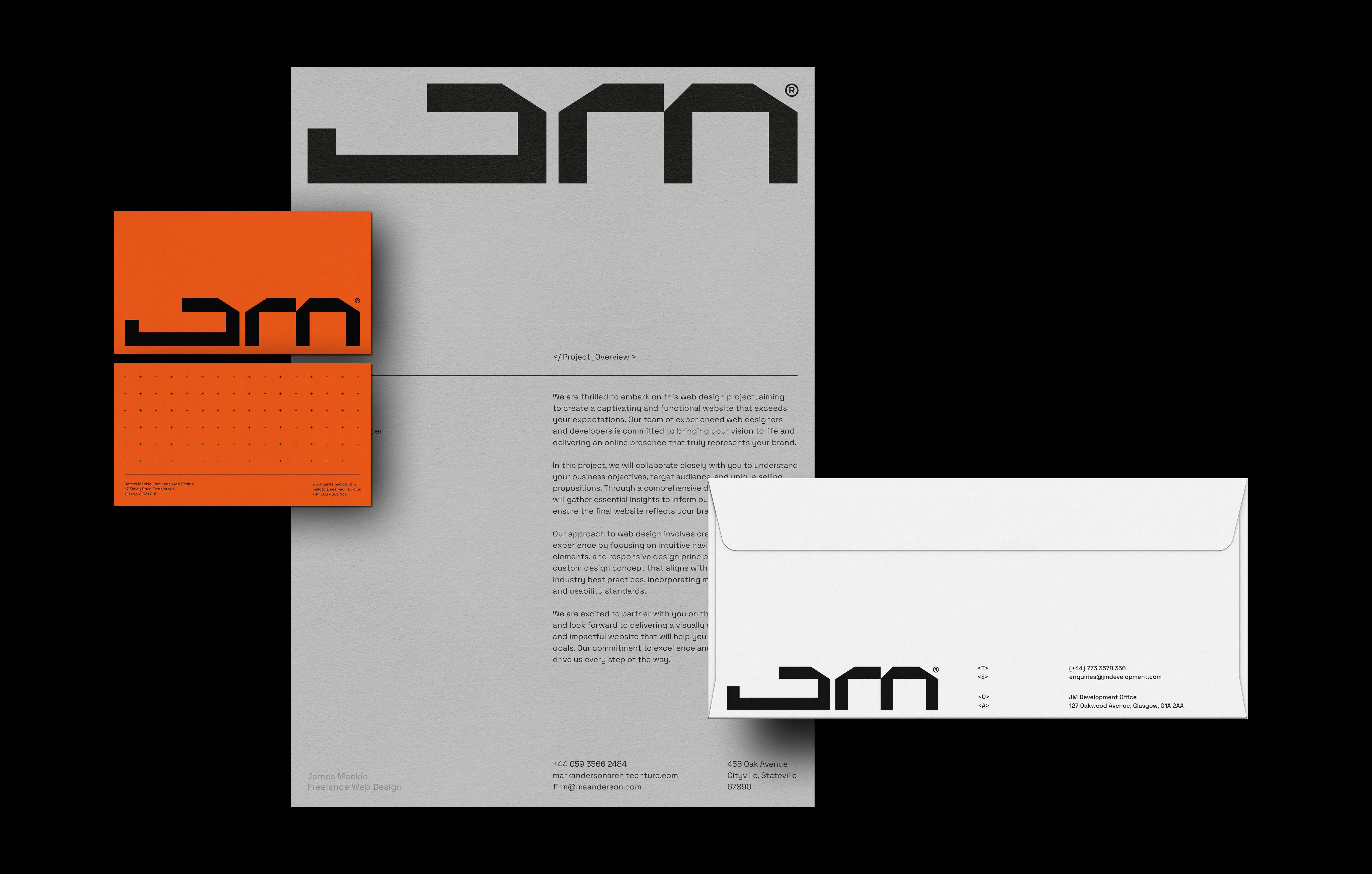 Brand Identity - Document design for web developer