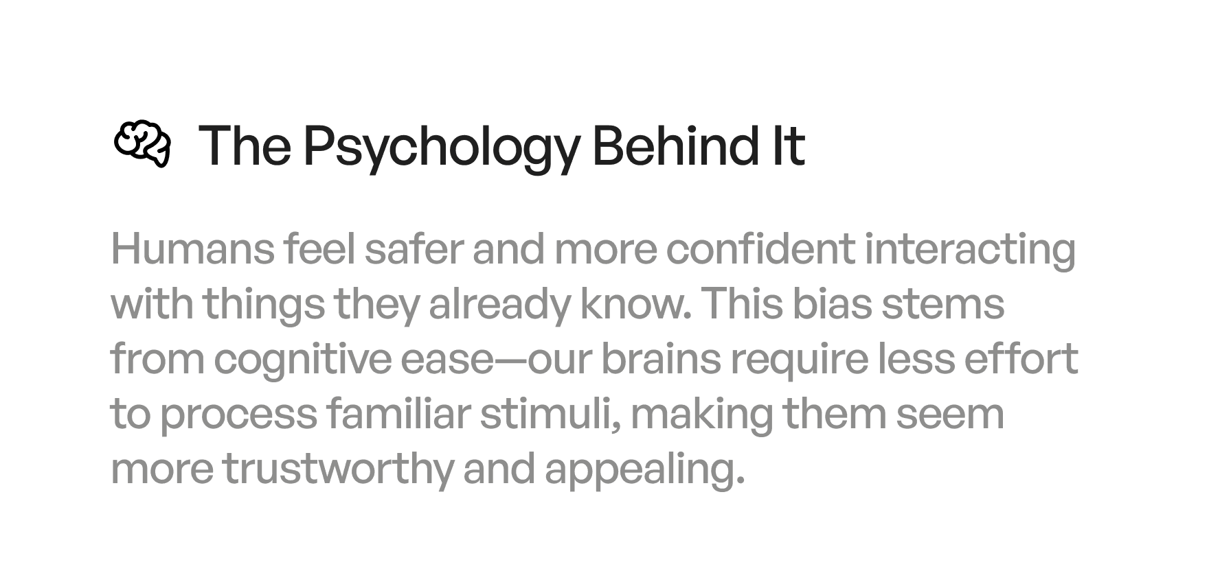 Snippet of user psychology 3 ebook sections