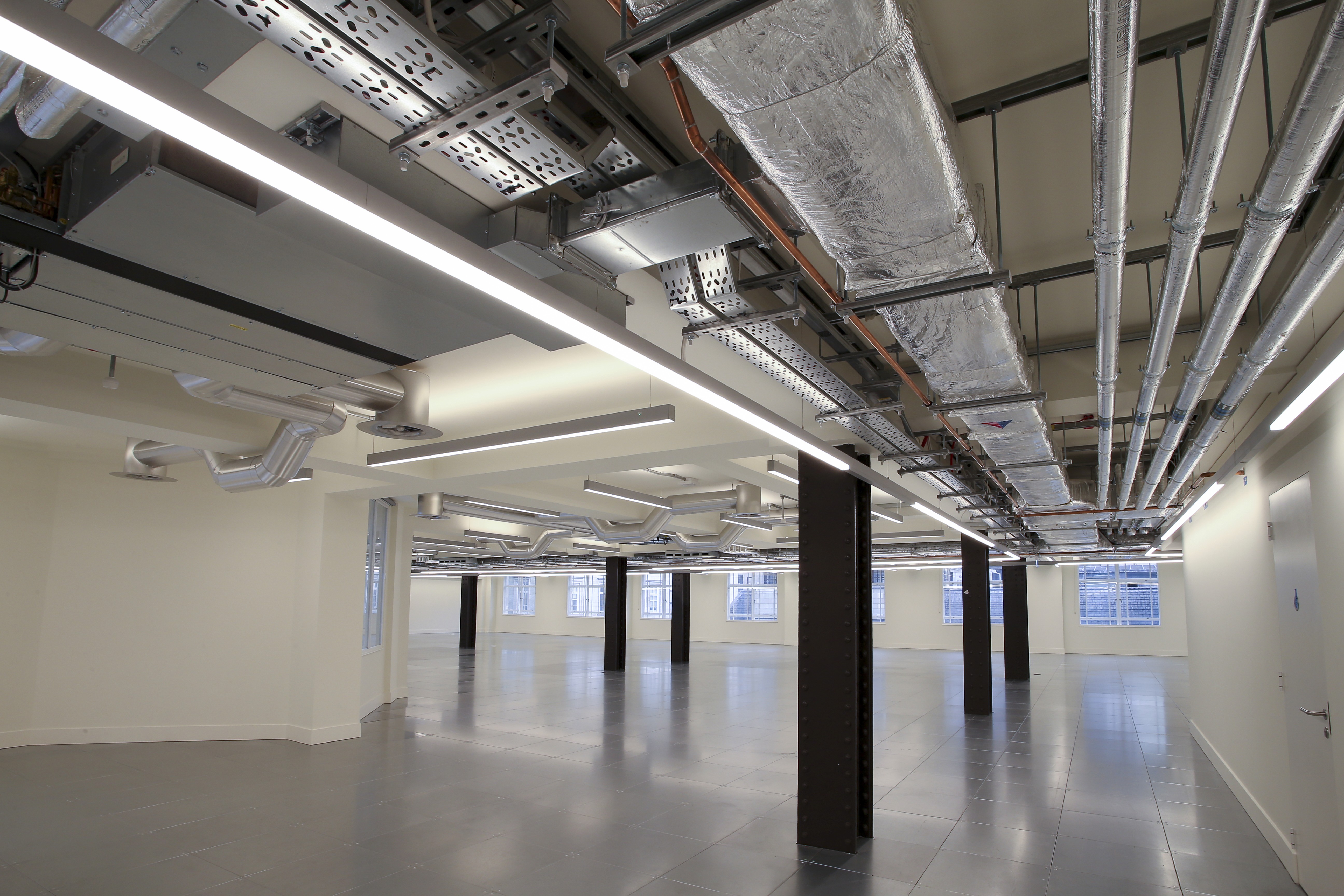 A commercial electrical installation completed by DPH