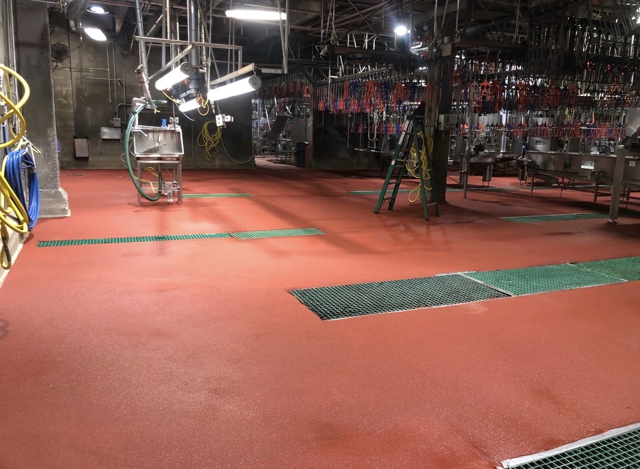Completed FORMAFLO industrial flooring