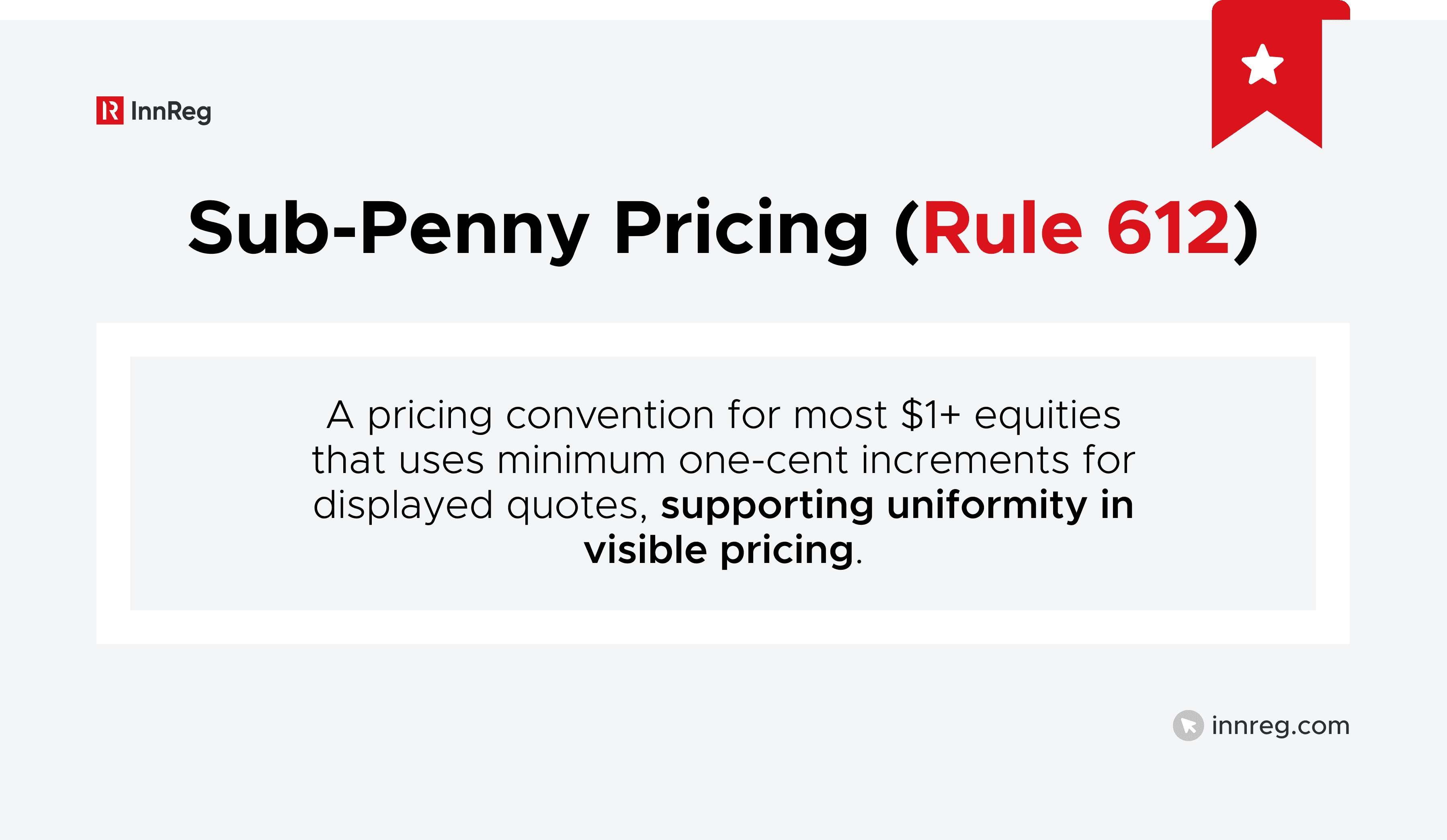 Sub-Penny Rule (Rule 612)
