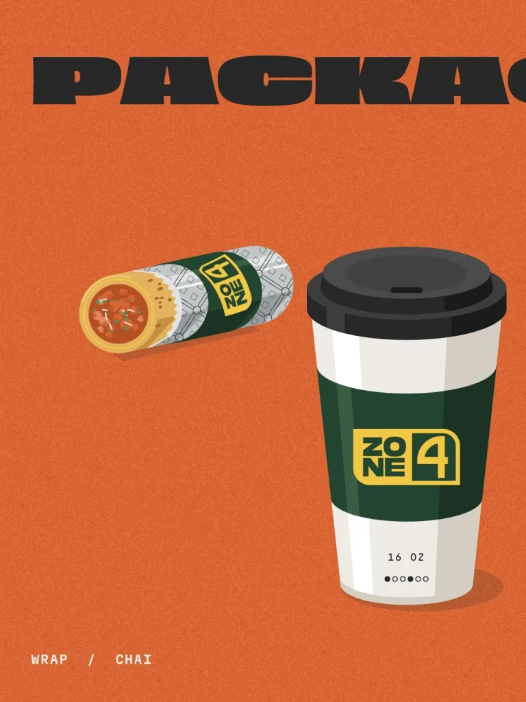 Packaging: wrap and chai