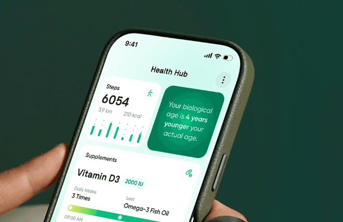 Neura homescreen showing nutrition and diet plan inputs