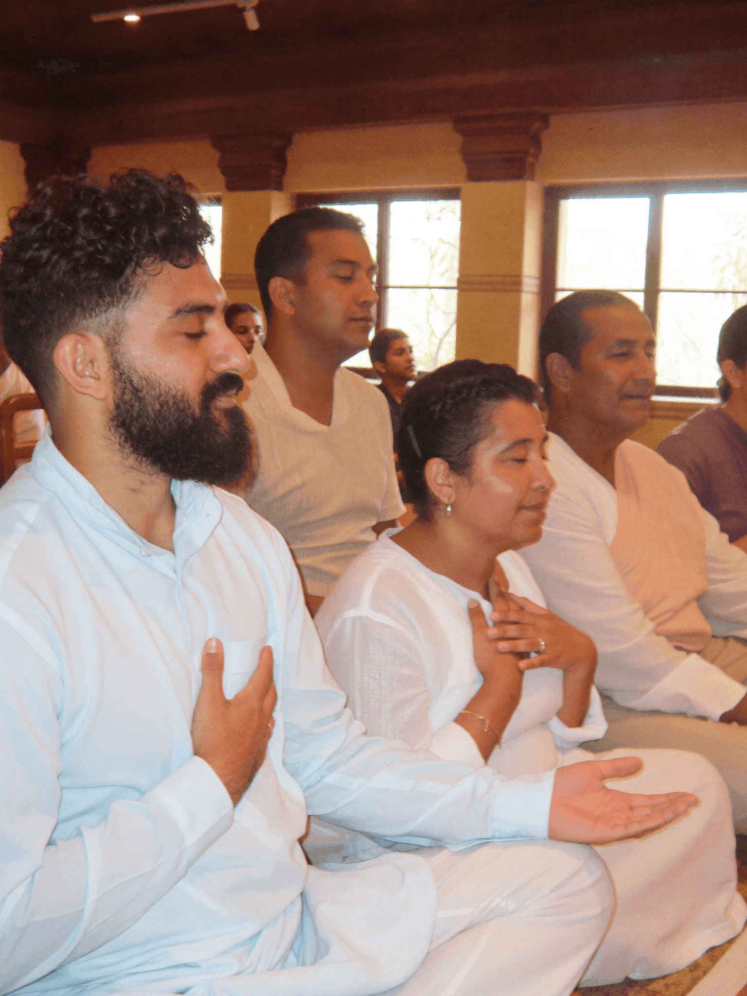 People practicing Yoga