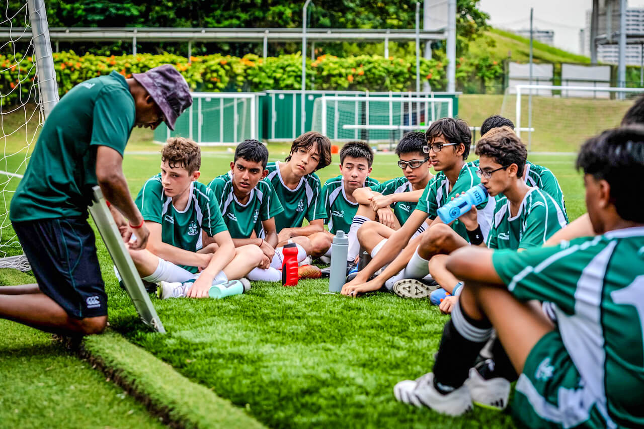 St Joseph's Institution International School Students Football Tactics | CSI Education and Academic Coaching