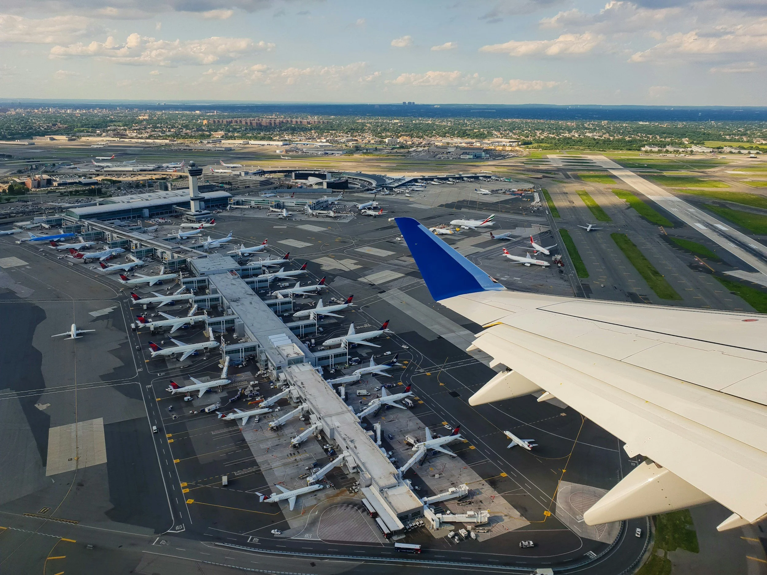 JFK Airport terminals and the TWA Hotel