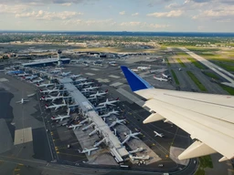 JFK Airport terminals and the TWA Hotel